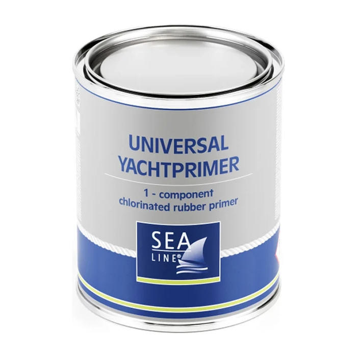 Universal en-komponent klorgummiprimer, grå, 750 ml