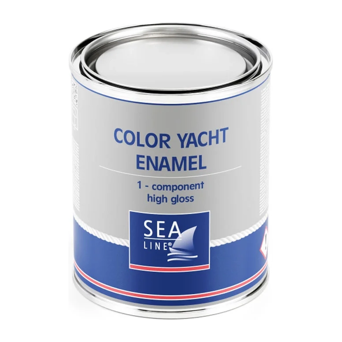 Sea-Line en-komponent yacht-emalje, ecru hvit RAL 9001, 750 ml