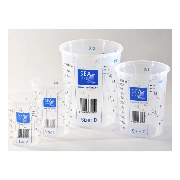 Sea-Line πλαστικό κύπελλο με κλίμακα 1300 ml