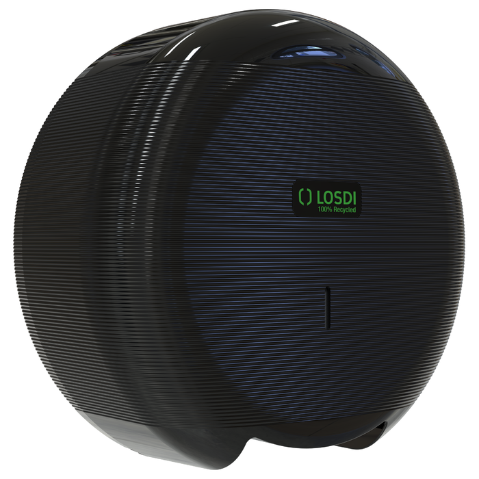 Jumbo-Toilettenpapierspender Ø 45 LOSDI ECO-LUXE, schwarz