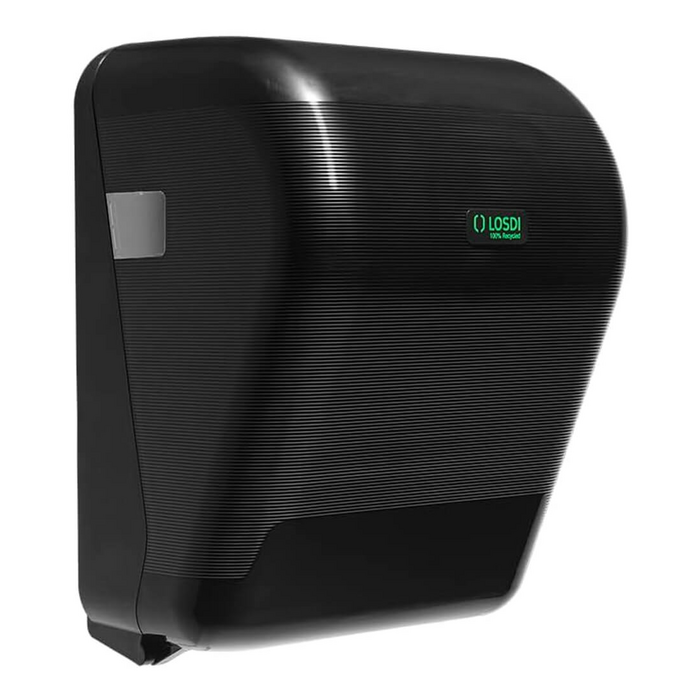 Distributeur d'essuie-mains en papier Autocut LOSDI ECO-LUXE, noir