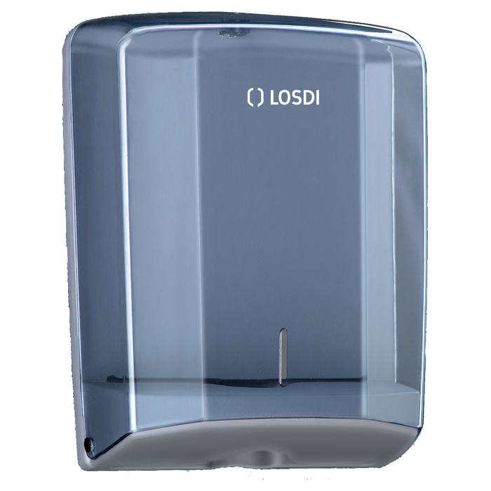 Distributeur d'essuie-mains pliés LOSDI Elegance, ABS transparent