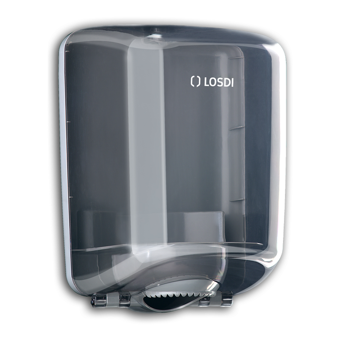 Roll paper towel dispenser LOSDI Elegance, transparent ABS