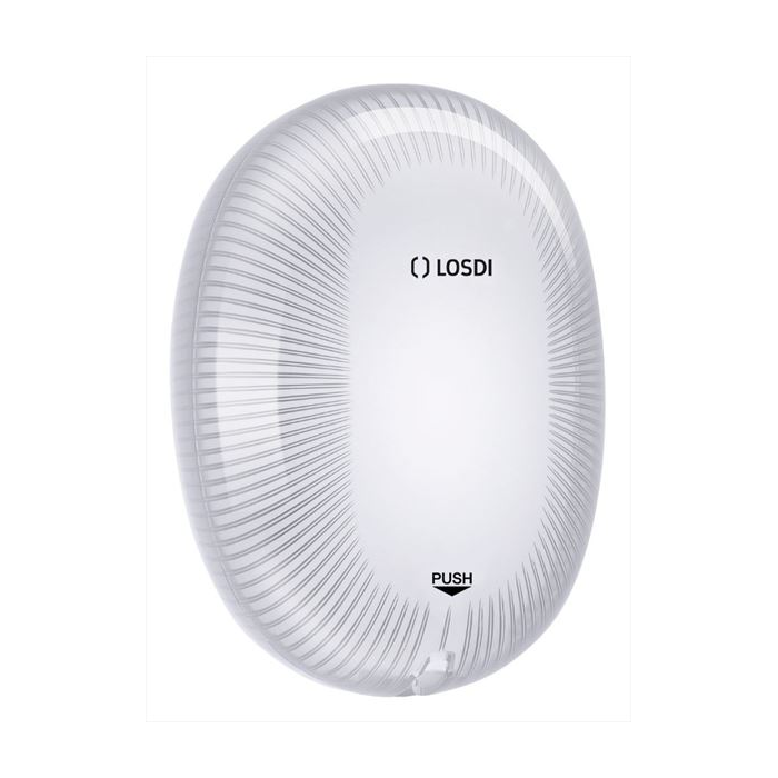 Foam soap dispenser 850 ml LOSDI Star Line, translucent white plastic