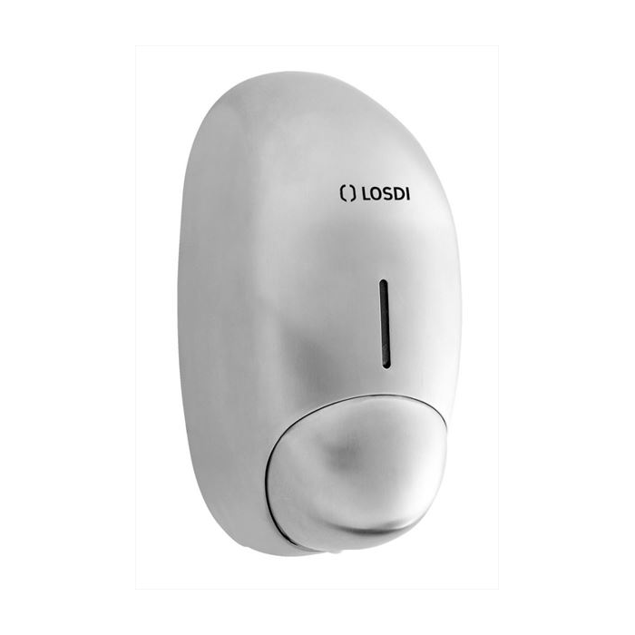 Liquid soap dispenser 900 ml LOSDI Elegance Paris, satin stainless steel