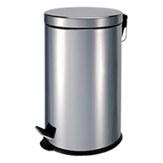 Waste bin 5 L LOSDI, bright stainless steel