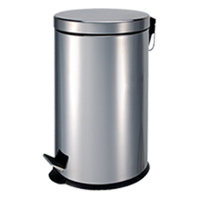 Waste bin 5 L LOSDI, satin stainless steel