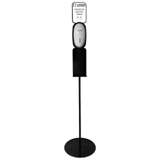 Column for hand sanitizer dispenser LOSDI, black