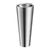 Photo of DELABIE BAILA pedestal washbasin, without tap hole