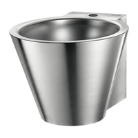 Foto di Lavabo sospeso DELABIE MINI BAILA, con foro Ø35, finitura satinata