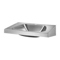 Foto di Lavabo a parete DELABIE TRAPEZ, con foro Ø35