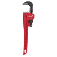 Photo of Milwaukee steel adjustable pipe wrench, 350 mm
