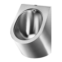 Foto av Vegghengt urinal DELABIE DELTA, utenpåliggende tilførsel, utenpåliggende eller innfelt avløp