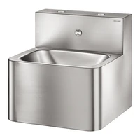 Foto di Lavabo a parete DELABIE TEK, con due pulsanti, antivandalo