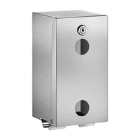 Image de Distributeur de papier toilette, pour deux rouleaux, finition satinée