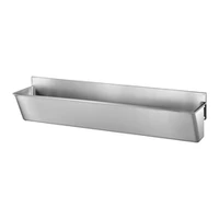 Foto di Lavabo chirurgico sospeso DELABIE, lunghezza 2100 mm, con alzatina bassa, senza foro