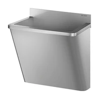 Foto di Lavabo chirurgico sospeso DELABIE HIGIENA, lunghezza 700 mm, con alzatina bassa, senza foro