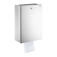 Image de Distributeur et poubelle pour sacs hygiéniques DELABIE, finition brillante