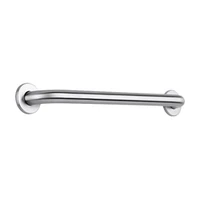 Foto av Rakt stödhandtag DELABIE Basic för personer med funktionsnedsättning, Ø32, cc 500 mm, satinfinish rostfritt stål
