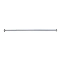 Foto af Lige teleskopisk brusestang DELABIE EKO, Ø20, længde 760-1260 mm, poleret aluminium