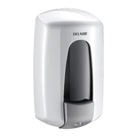 Photo of DELABIE Hypereco wall-mounted liquid soap dispenser, 900ml, white ABS