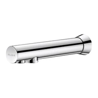 Photo of DELABIE BINOPTIC TC wall-mounted electronic tap, M3/8", 230/12V mains supply with transformer, spout length 135mm