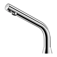 Photo of DELABIE BINOPTIC deck-mounted electronic tap, M3/8", 230/12V mains supply with transformer, spout height 170mm