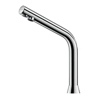 Photo of DELABIE BINOPTIC deck-mounted electronic tap, M3/8", 230/12V mains supply with transformer, spout height 250mm
