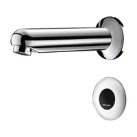 Photo of DELABIE TEMPOMATIC wall-mounted electronic tap, M3/8", 230/12V mains supply with transformer, spout length 170mm