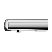 Photo of DELABIE TEMPOMATIC 4 wall-mounted electronic tap, M1/2", panel-mounted, integrated 6V CR123 battery power, spout length 130mm