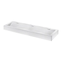 Foto di Lavabo collettivo sospeso DELABIE MINERALCAST, lunghezza 1800 mm, senza foro
