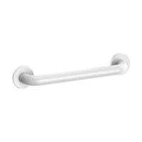 Foto av Rakt stödhandtag DELABIE för personer med funktionsnedsättning, Ø32, cc 400 mm, antibakteriell nylon, vit