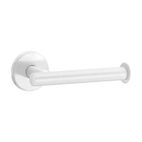 Image de Porte-rouleau mural simple DELABIE, inox époxy blanc