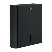 Image de Distributeur d'essuie-mains pliés DELABIE, inox noir mat