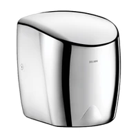 Foto de Secador de mãos DELABIE HIGHFLOW automático, com sopro potente, inox brilhante