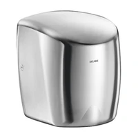 Foto de Secador de mãos DELABIE HIGHFLOW automático, com sopro potente, inox acetinado