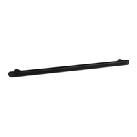 Foto af Lige støttegreb DELABIE Be-Line®, for handicappede, Ø35, afstand 900 mm, matsort epoxy aluminium
