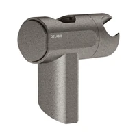 Foto von Halter für Handbrause DELABIE Be-Line®, Montage an Duschhaltegriffen, anthrazitmetallic