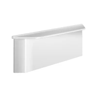 Photo of DELABIE Be-Line® wall shelf, conceals fixings after shower seat removal, without mounting plate, matte white