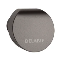 Photo of DELABIE Be-Line® wall-mounted coat/towel hook, metallic anthracite epoxy aluminium