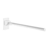 Foto af Vipbart støttegreb DELABIE Be-Line®, for handicappede, Ø42, længde 650 mm, mathvid epoxy aluminium