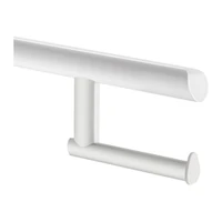 Foto de Portarrollos para papel higiénico DELABIE Be-Line®, para montaje en barra, blanco mate