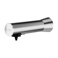 Foto di Distributore elettronico di sapone liquido o schiuma a parete DELABIE BINOPTIC, serbatoio 1 L, alimentazione di rete 230/6 V con trasformatore, inox satinato