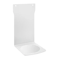 Foto di Gocciolatoio DELABIE per distributore di sapone o gel idroalcolico, inox epossidico bianco