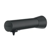 Foto di Distributore elettronico di sapone liquido o schiuma a muro DELABIE BINOPTIC TC, alimentazione di rete 230/6 V con trasformatore, inox nero opaco
