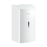 Foto di Distributore elettronico di sapone liquido 500 ml DELABIE, inox epossidico bianco