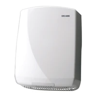 Foto de Secador de mãos DELABIE, automático, detetor ótico, ABS branco