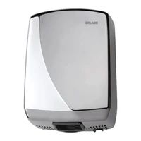 Foto de Secador de mãos DELABIE, automático, detetor ótico, inox brilhante