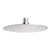 Photo of DELABIE RAINY rain effect shower head, 1/2", for wall or ceiling mounting