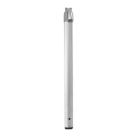 Photo of DELABIE SPORTING 2 SECURITHERM electronic thermostatic shower panel, M1/2", top inlet, 6V CR123 battery powered, aluminium